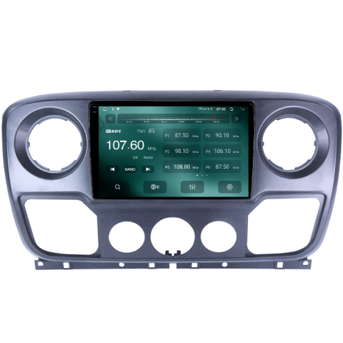 Navigatie dedicata Opel Movano, Renault Master 2020-2021, 8GB RAM 128GB ROM, Octacore, Platforma TS18, Android 14, Display QLED 10", Suporta camera 360", DSP, Carplay&Android Auto, SIM 4G, Ventilat [2]