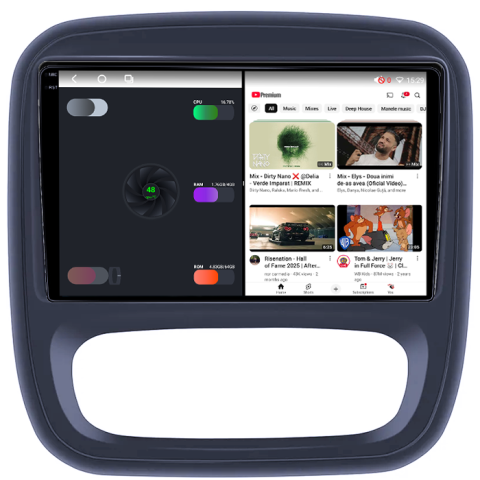 Navigatie dedicata Opel Vivaro B 2014-2018, 4GB RAM 32GB ROM, Octacore, Android 14, Display QLED 1K 9", DSP, Carplay&Android Auto, SIM 4G, Bluetooth, Ventilator Activ [2]
