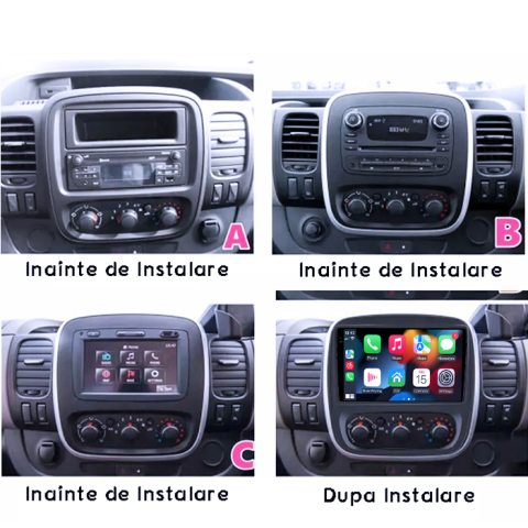 Navigatie dedicata Opel Vivaro B 2014-2018, 4GB RAM 64GB ROM, Procesor Qualcomm Octacore, Android 14, Rezolutie 2K, Display QLED 9", DSP, Carplay&Android Auto, SIM 4G [5]