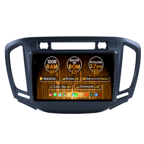 Opel - Navigatie dedicata Opel Zafira Tourer C 2016-2019, 12GB RAM 256GB ROM, Android 14, Rezolutie 2K, Display QLED, 9", DSP, Carplay, Android Auto, Internet, Youtube, Waze, Wi Fi, USB