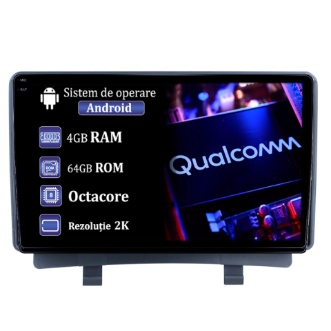 Zafira Tourer C 2011-2019 - Navigatie dedicata Opel Zafira Tourer C 2011-2016, 4GB RAM 64GB ROM, Procesor Qualcomm Octacore, Android 14, Rezolutie 2K, Display QLED 9", DSP, Carplay&Android Auto, SIM 4G