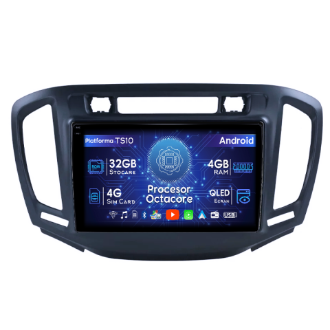 Zafira Tourer C 2011-2019 - Navigatie dedicata Opel Zafira Tourer C 2016-2019, 4GB RAM 32GB ROM, Octacore, Android 14, Display QLED 1K 9", DSP, Carplay&Android Auto, SIM 4G, Bluetooth, Ventilator Activ
