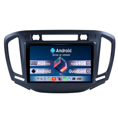 Zafira Tourer C 2011-2019 - Navigatie dedicata Opel Zafira Tourer C 2016-2019, 4GB RAM 64GB ROM, Quadcore, Android 14, Display QLED 1K, 9", DSP, Carplay&Android Auto, Suport camere AHD
