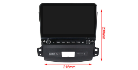 Navigatie dedicata Outlander 2005-2011 cu butoane rotative model 2024, 8GB RAM 128GB ROM, Octacore, Android 14, Display QLED 9”, Suporta camera 360º, DSP, Carplay&Android Auto, SIM 4G, [5]