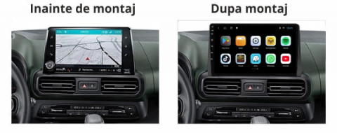 (Resigilata) Navigatie dedicata Partner 2018+, 2GB RAM 32GB ROM, Quad Core, Display 9" IPS Full HD, Carplay, Android 13, , Suport camere AHD [4]