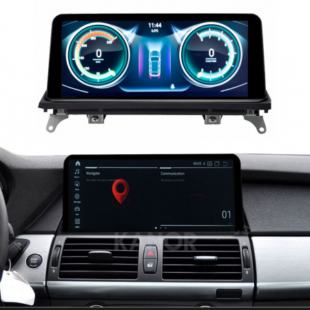 Navigatie dedicata BMW X5 X6 2010-2014 CIC, 8GB RAM si 64GB ROM, Octacore 2.0ghz, Display IPS 1280*720 10,3", DSP, Carplay, Android Auto, Internet, Youtube , Waze , Wi Fi , Usb , [2]