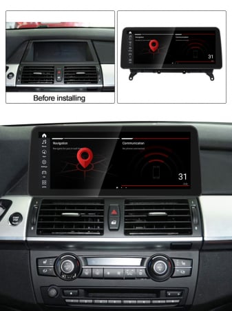 Navigatie dedicata BMW X3 F25 CIC, 8 GB RAM Android 13, Display , QLED 1280x720p, 9", DSP, Carplay, Android Auto, Internet, Youtube, Waze, Wi Fi, USB - Copie [9]