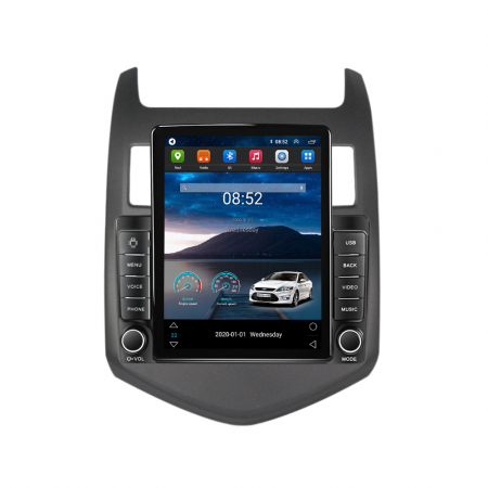 Aveo 2011-2015 - Navigatie dedicata Chevrolet Aveo 2011-2015,Tesla Style, ANDROID 13,Carplay&Android Auto, 10 inch , 8+128GB, Internet, Aplicatii, Waze, Gps