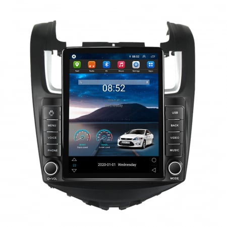 Aveo 2014-2017 - Navigatie dedicata Chevrolet Aveo 2014-2017,Tesla Style, ANDROID 13,Carplay&Android Auto, 10 inch , 8+128GB, Internet, Aplicatii, Waze, Gps