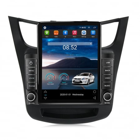 Sail 2015-2018 - Navigatie dedicata Chevrolet Sail 2015-2018,Tesla Style, ANDROID 13,Carplay&Android Auto, 10 inch , 8+128GB, Internet, Aplicatii, Waze, Gps