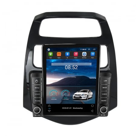 Spark 2010-2014 - Navigatie dedicata Chevrolet Spark 2010-2014,Tesla Style, ANDROID 13,Carplay&Android Auto, 10 inch , 8+128GB, Internet, Aplicatii, Waze, Gps