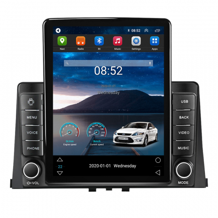 Citroen - Navigatie dedicata Citroen Berlingo 2018-2020,Tesla Style, ANDROID 13,Carplay&Android Auto, 10 inch , 4+64GB, Internet, Aplicatii, Waze, Gps