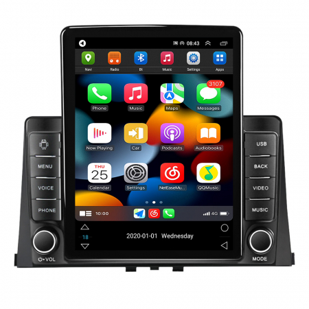 Navigatie dedicata Citroen Berlingo 2018-2020,Tesla Style, ANDROID 13,Carplay&Android Auto, 10 inch , 8+128GB, Internet, Aplicatii, Waze, Gps [1]