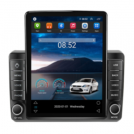 Dodge Caliber 2007-2014 - Navigatie dedicata Dodge Dart 2012-2016,Tesla Style, ANDROID 13,Carplay&Android Auto, 10 inch , 8+128GB, Internet, Aplicatii, Waze, Gps