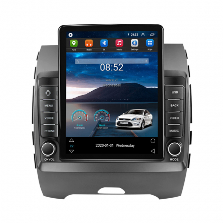 Edge 2015-2018 - Navigatie dedicata Ford Edge 2015-2018,Tesla Style, ANDROID 13,Carplay&Android Auto, 10 inch , 4+64GB, Internet, Aplicatii, Waze, Gps