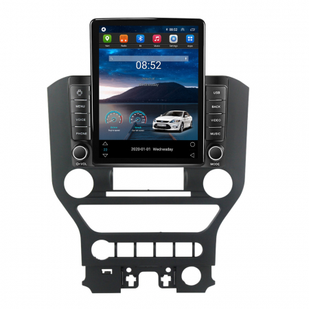 Mustang 2014-2021 - Navigatie dedicata Ford Mustang 2014-2021,Tesla Style, ANDROID 13,Carplay&Android Auto, 10 inch , 4+64GB, Internet, Aplicatii, Waze, Gps