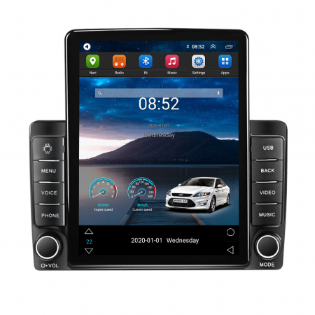 Hyundai - Navigatie dedicata Hyundai AZERA 2006-2010,Tesla Style, ANDROID 13, Carplay&Android Auto, 10 inch , 8+128GB, Internet, Aplicatii, Waze, GPS