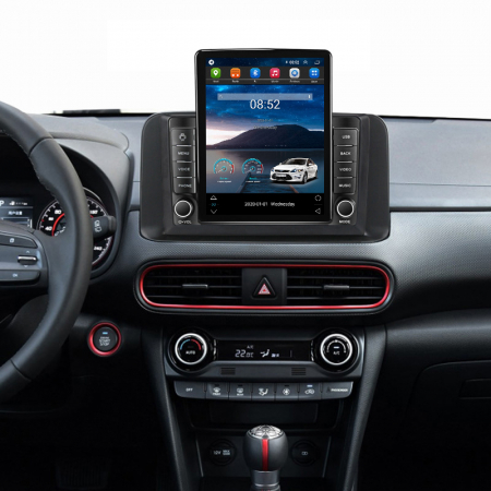 Navigatie dedicata Hyundai Encino 2018-2020,Tesla Style, ANDROID 13,Carplay&Android Auto, 10 inch , 8+128GB, Internet, Aplicatii, Waze, GPS [3]