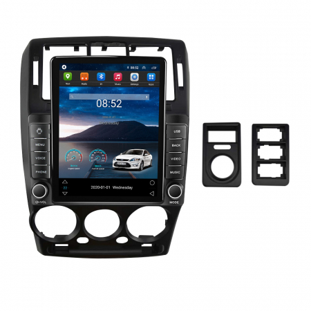 Hyundai - Navigatie dedicata Hyundai GETZ 2002-2011,Tesla Style, ANDROID 13,Carplay&Android Auto, 10 inch , 8+128GB, Internet, Aplicatii, Waze, GPS