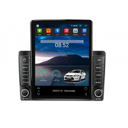 H1 2007-2015 - Navigatie dedicata Hyundai H1 2007-2015,Tesla Style, ANDROID 13,Carplay&Android Auto, 10 inch , 4+64GB, Internet, Aplicatii, Waze, GPS