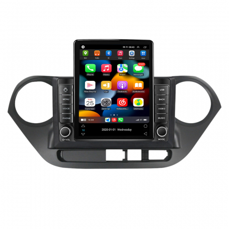Navigatie dedicata Hyundai I10 2014-2017,Tesla Style, ANDROID 13,Carplay&Android Auto, 10 inch , 8+128GB, Internet, Aplicatii, Waze, GPS [1]