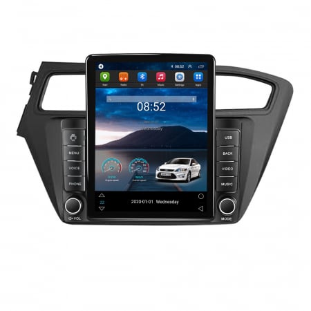 I20 2015-2017 - Navigatie dedicata Hyundai I20 2015-2017,Tesla Style, ANDROID 13, Carplay&Android Auto, 10 inch , 8+128GB, Internet, Aplicatii, Waze, GPS