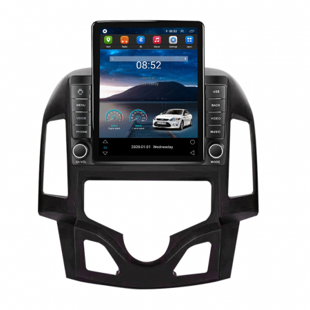 Hyundai - Navigatie dedicata Hyundai I30 2007-2012,Tesla Style, ANDROID 13,Carplay&Android Auto, 10 inch , 8+128GB, Internet, Aplicatii, Waze, GPS