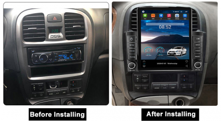 Navigatie dedicata Hyundai Sonata Fe 2004-2012,Tesla Style, ANDROID 13,Carplay&Android Auto, 10 inch , 8+128GB, Internet, Aplicatii, Waze, GPS [2]
