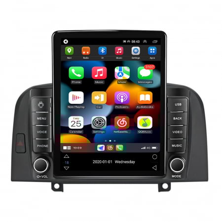 Navigatie dedicata Hyundai Sonata NF 2004-2008,Tesla Style, ANDROID 13,Carplay&Android Auto, 10 inch , 8+128GB, Internet, Aplicatii, Waze, GPS [1]