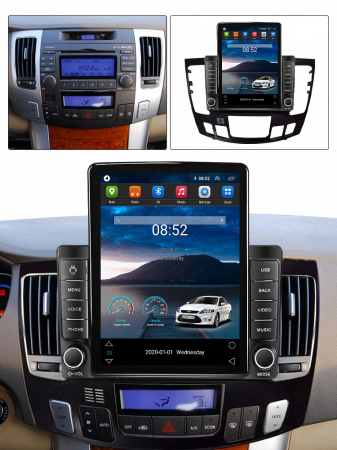 Navigatie dedicata Hyundai Sonata NF 2009,Tesla Style, ANDROID 13,Carplay&Android Auto, 10 inch , 8+128GB, Internet, Aplicatii, Waze, GPS [3]