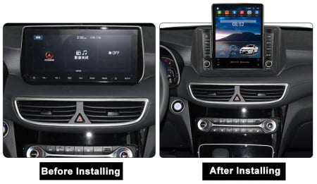Navigatie dedicata Hyundai Tucson 2018-2020,Tesla Style, ANDROID 13,Carplay&Android Auto, 10 inch , 8+128GB, Internet, Aplicatii, Waze, GPS [2]