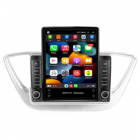 Navigatie dedicata Hyundai Verna 2017-2018,Tesla Style, ANDROID 13,Carplay&Android Auto, 10 inch , 8+128GB, Internet, Aplicatii, Waze, GPS [3]