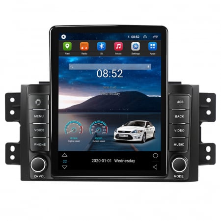 Kia - Navigatie dedicata KIA Borrego Mohave 2008-2012,Tesla Style, ANDROID 13,Carplay&Android Auto, 10 inch , 8+128GB, Internet, Aplicatii, Waze, GPS