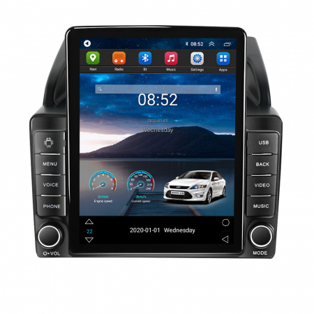 Kia - Navigatie dedicata KIA Carnival VQ 2006-2014,Tesla Style, ANDROID 13,Carplay&Android Auto, 10 inch , 8+128GB, Internet, Aplicatii, Waze, GPS