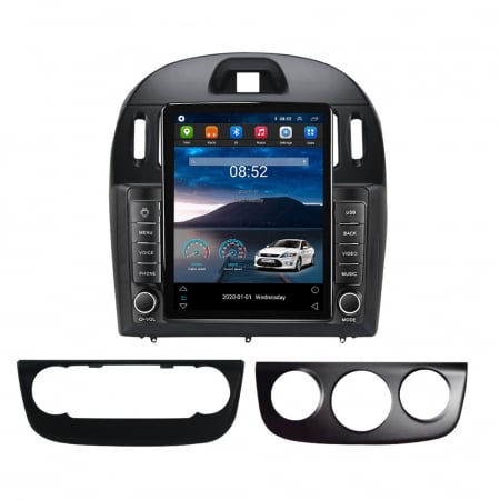 Cerato Foret 2017 - Navigatie dedicata KIA Cerato Foret 2017,Tesla Style, ANDROID 13,Carplay&Android Auto, 10 inch , 4+64GB, Internet, Aplicatii, Waze, GPS