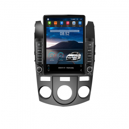 Forte Cerato 2008-2013 - Navigatie dedicata KIA Forte Cerato 2008-2013,Tesla Style, ANDROID 13,Carplay&Android Auto, 10 inch , 4+64GB, Internet, Aplicatii, Waze, GPS