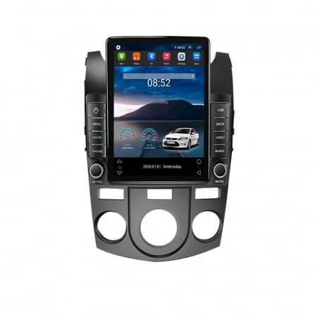 Forte Cerato 2008-2013 - Navigatie dedicata KIA Forte Cerato 2008-2013,Tesla Style, ANDROID 13,Carplay&Android Auto, 10 inch , 8+128GB, Internet, Aplicatii, Waze, GPS