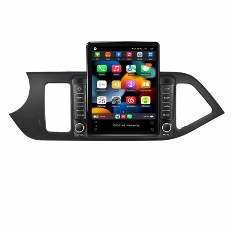 Navigatie dedicata KIA Morning 2011-2017,Tesla Style, ANDROID 13,Carplay&Android Auto, 10 inch , 8+128GB, Internet, Aplicatii, Waze, GPS [1]