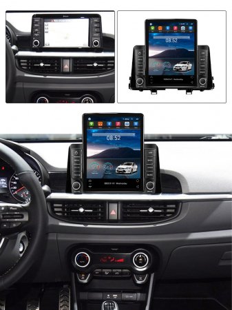Navigatie dedicata KIA Morning Picanto 2017-2020,Tesla Style, ANDROID 13,Carplay&Android Auto, 10 inch , 8+128GB, Internet, Aplicatii, Waze, GPS [3]