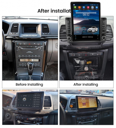 Navigatie dedicata KIA Opirus 2007-2008,Tesla Style, ANDROID 13,Carplay&Android Auto, 10 inch , 8+128GB, Internet, Aplicatii, Waze, GPS [2]