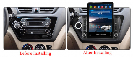 Navigatie dedicata KIA RIO 2011-2015,Tesla Style, ANDROID 13,Carplay&Android Auto, 10 inch , 8+128GB, Internet, Aplicatii, Waze, GPS [3]