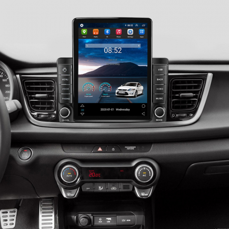 Navigatie dedicata KIA RIO 2017 2018 2019,Tesla Style, ANDROID 13,Carplay&Android Auto, 10 inch , 8+128GB, Internet, Aplicatii, Waze, GPS [3]