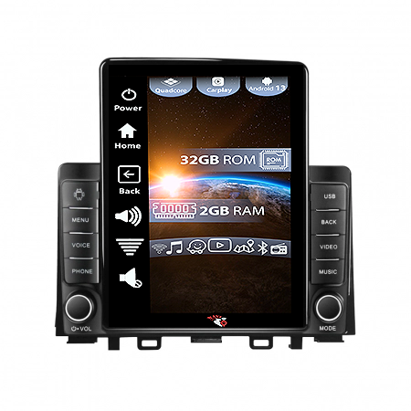 RIO 2017-2019 - Navigatie dedicata KIA RIO 2017-2019, ANDROID 13,Carplay&Android Auto, 10 inch , 4GB RAM 64GB ROM, Internet, Aplicatii, Waze, GPS