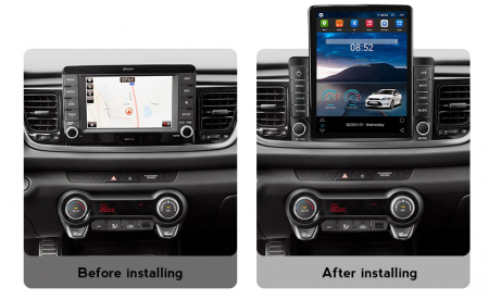 Navigatie dedicata KIA RIO 2017-2019,Tesla Style, ANDROID 13,Carplay&Android Auto, 10 inch , 8+128GB, Internet, Aplicatii, Waze, GPS [2]