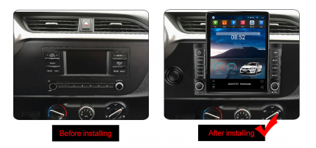 Navigatie dedicata KIA RIO 2020-2021,Tesla Style, ANDROID 13,Carplay&Android Auto, 10 inch , 8+128GB, Internet, Aplicatii, Waze, GPS [2]