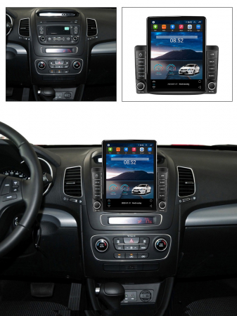 Navigatie dedicata KIA Sorento 2013-2014,Tesla Style, ANDROID 13,Carplay&Android Auto, 10 inch , 8+128GB, Internet, Aplicatii, Waze, GPS [3]