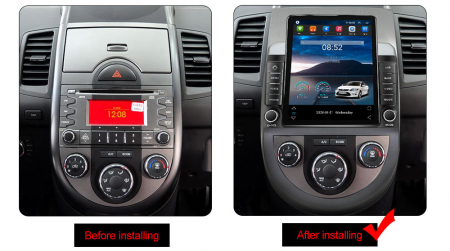 Navigatie dedicata KIA Soul 2010-2013,Tesla Style, ANDROID 13,Carplay&Android Auto, 10 inch , 8+128GB, Internet, Aplicatii, Waze, GPS [2]