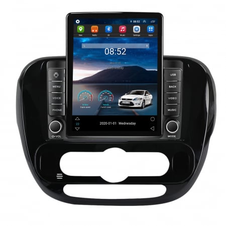 Soul 2013-2019 - Navigatie dedicata KIA Soul 2013-2019,Tesla Style, ANDROID 13,Carplay&Android Auto, 10 inch , 8+128GB, Internet, Aplicatii, Waze, GPS