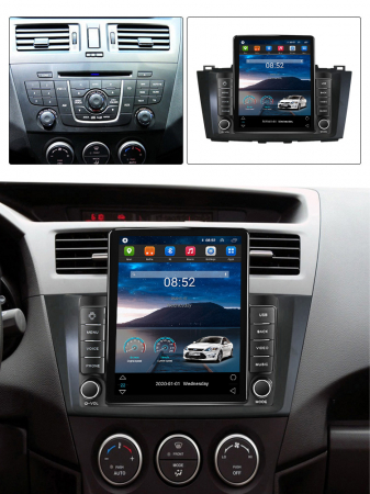 Navigatie dedicata Mazda 5 2010-2015,Tesla Style, ANDROID 13,Carplay&Android Auto, 10 inch , 8+128GB, Internet, Aplicatii, Waze, GPS [3]