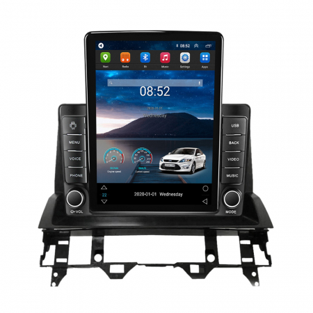 Navigatii Dedicate - Navigatie dedicata Mazda 6 2008-2012 Tesla Style, ANDROID 13,Carplay&Android Auto, 10 inch , 4GB RAM 64GB ROM, Internet, Aplicatii, Waze, GPS